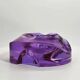 Rare Purple Glass Ashtray - Moser 1960s