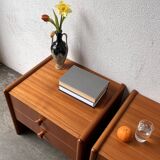 Mid-century teak bedside tables