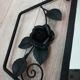 "Art-deco" rose mirror, 90x45cm