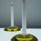 Glass candleholders by Anne Nilsson for Kosta, 2000s, set of 2