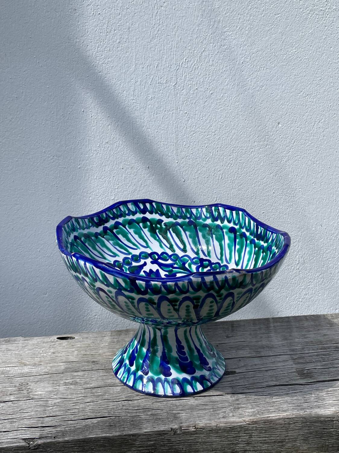 Fajalauza ceramic fruit bowl