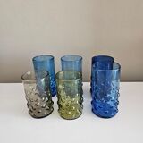 Set of sparkling glasses
