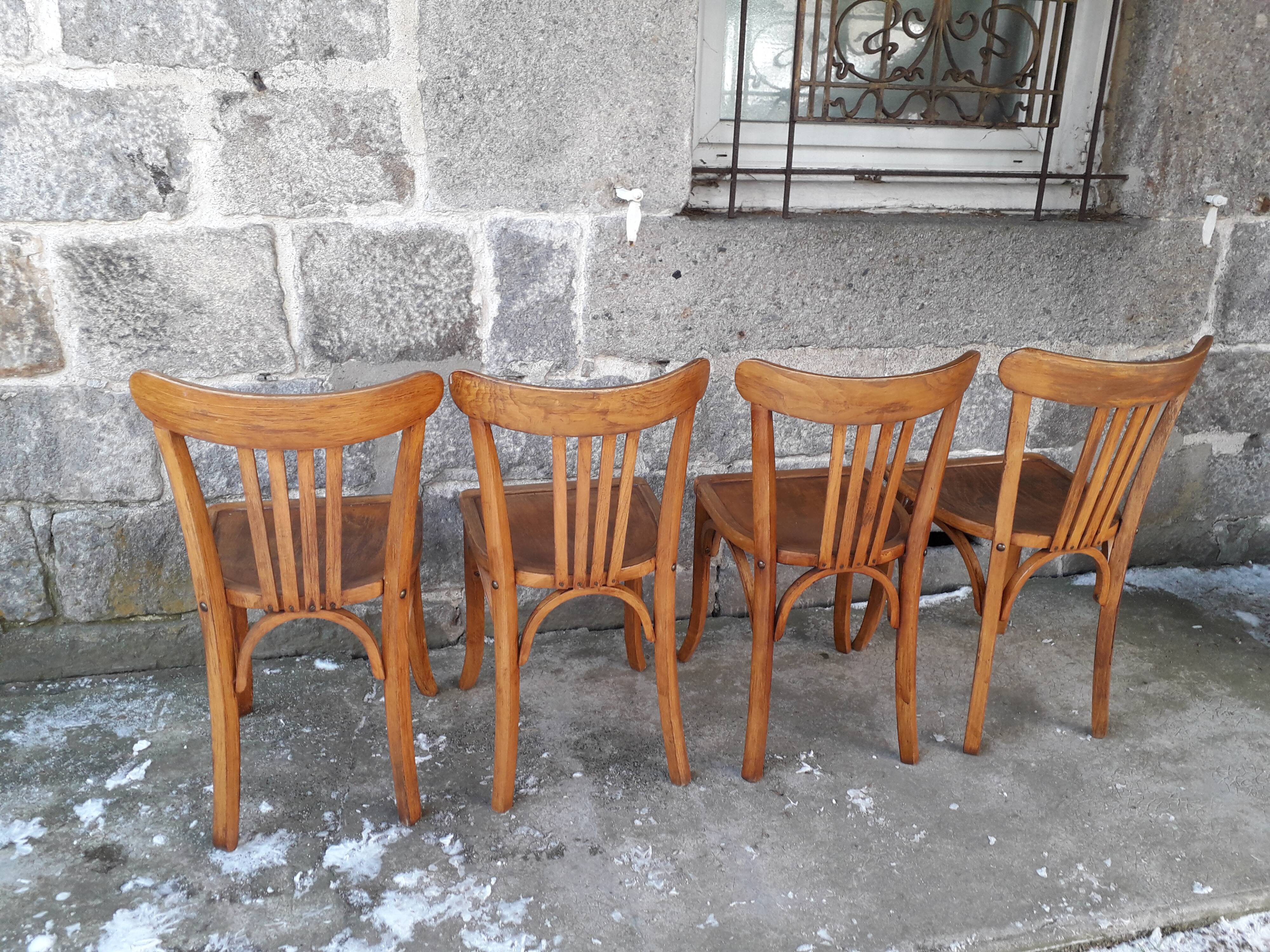 Set of four Luterma bistro chairs