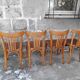 Set of four Luterma bistro chairs