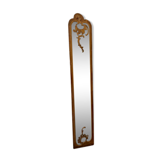 Carved mirror