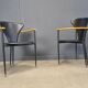Vintage leather armchairs by Arrben Italy, 1980s - set of 8