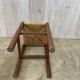 Tabouret paillé vintage