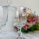 5 water glasses luminarc model lance, 1970 made in france