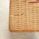 Worker vintage rattan basket