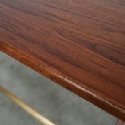 Table pliante en teck, design danois, années 1970, fabriquée au Danemark