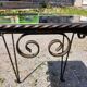 Vintage wrought iron table Vallauris