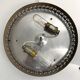 Ceiling lamp old gold crystal Lucien Gau