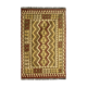 Tapis géométrique Kilim, 102x152cm
