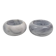 Set of two marble tea light holders, The Netherlands 1970's