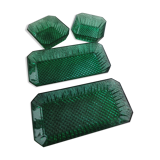 Raviers verts en verre