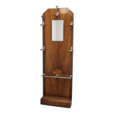 Portemanteau Art déco tchécoslovaque en noyer avec miroir, années 1930