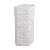 Large AK Kaiser porcelain vase with a white shell fossil pattern