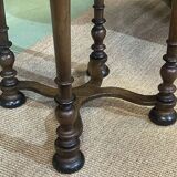 1950s walnut chess table