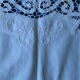 Nappe a the ou surnaple ancienne broderie richelieu