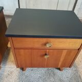 Pair of vintage bedsides