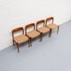 Niels Möller Model 75 Paper Cord Dining Chairs