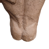 Bust of a man in antique terracotta Sigrid H Eriks 20th century