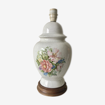 Pied de lampe porcelaine