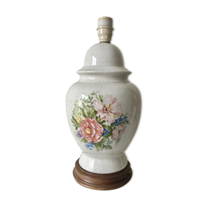 Pied de lampe porcelaine