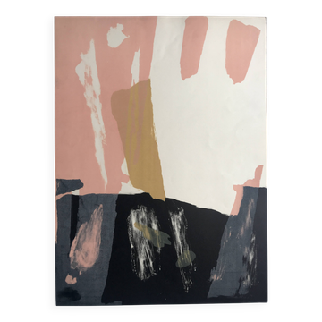 Pierre pallut, couleurs 2, c 1973. original lithograph signed in pencil