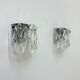 Pair of crystal sconces by Kinkeldey, Germany, 1970s