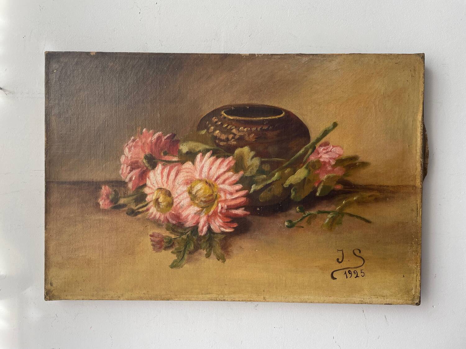 Still life old painting