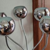 Floor lamp chrome design 20 th century