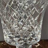 Solid crystal candy box. 24% lead.