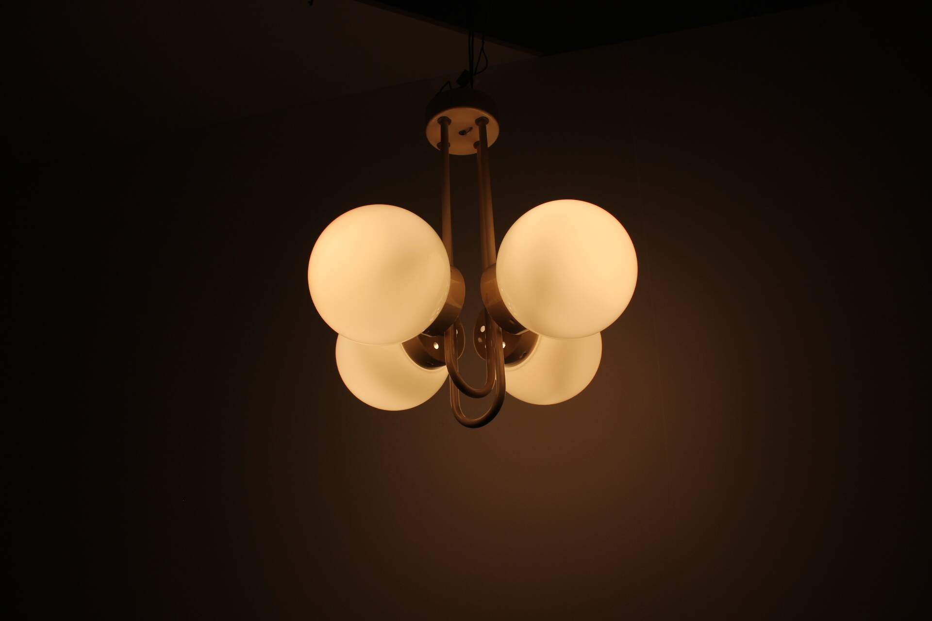 Mid-Century Chandelier by Instala Decin, 1970s, Czechoslovakia