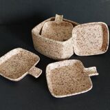 Vintage italian ashtray kit