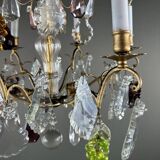 Crystal Chandelier with Tassels, Early 20th Century