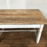 Vintage farm or workshop table early 20th century design