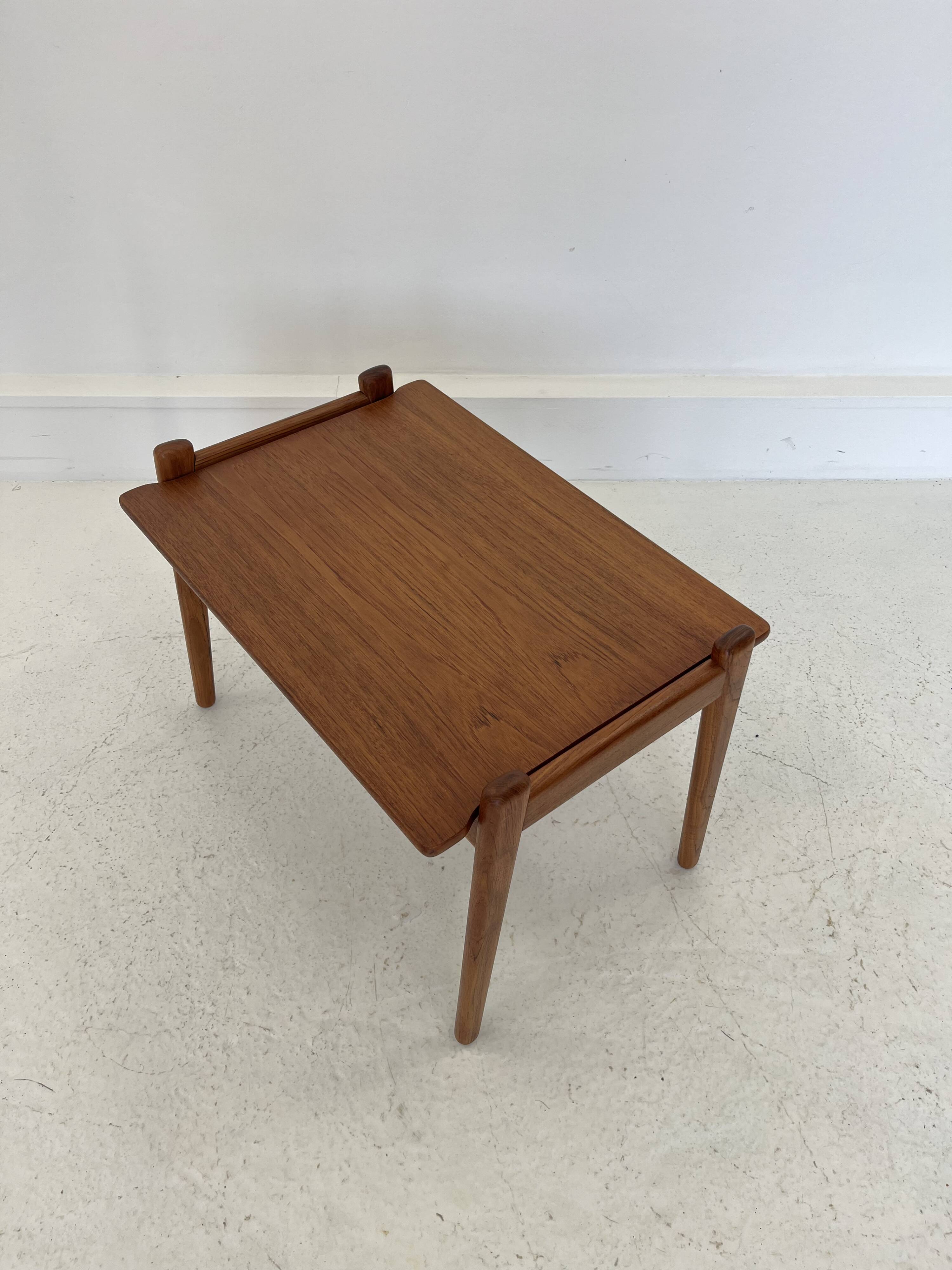 Mid-Century Teak Side Table by Fredrik A. Kayser for Vatne, Norway, 1960s