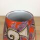 Stylized bird vase Fratelli Fanciullacci, Italian ceramic 50