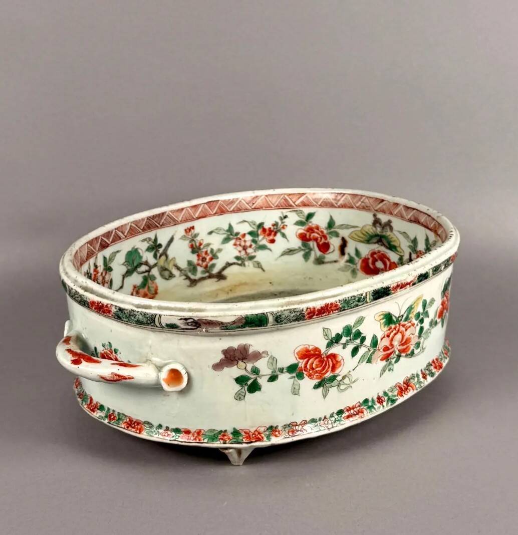 Porcelain gardenware, famille verte, Kangxi period (1662-1722), China