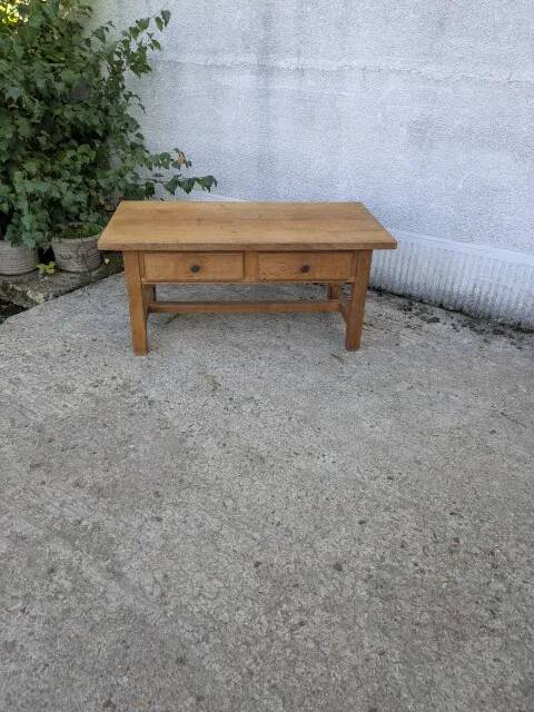 Oak coffee table