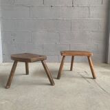 Pair of tripod stools