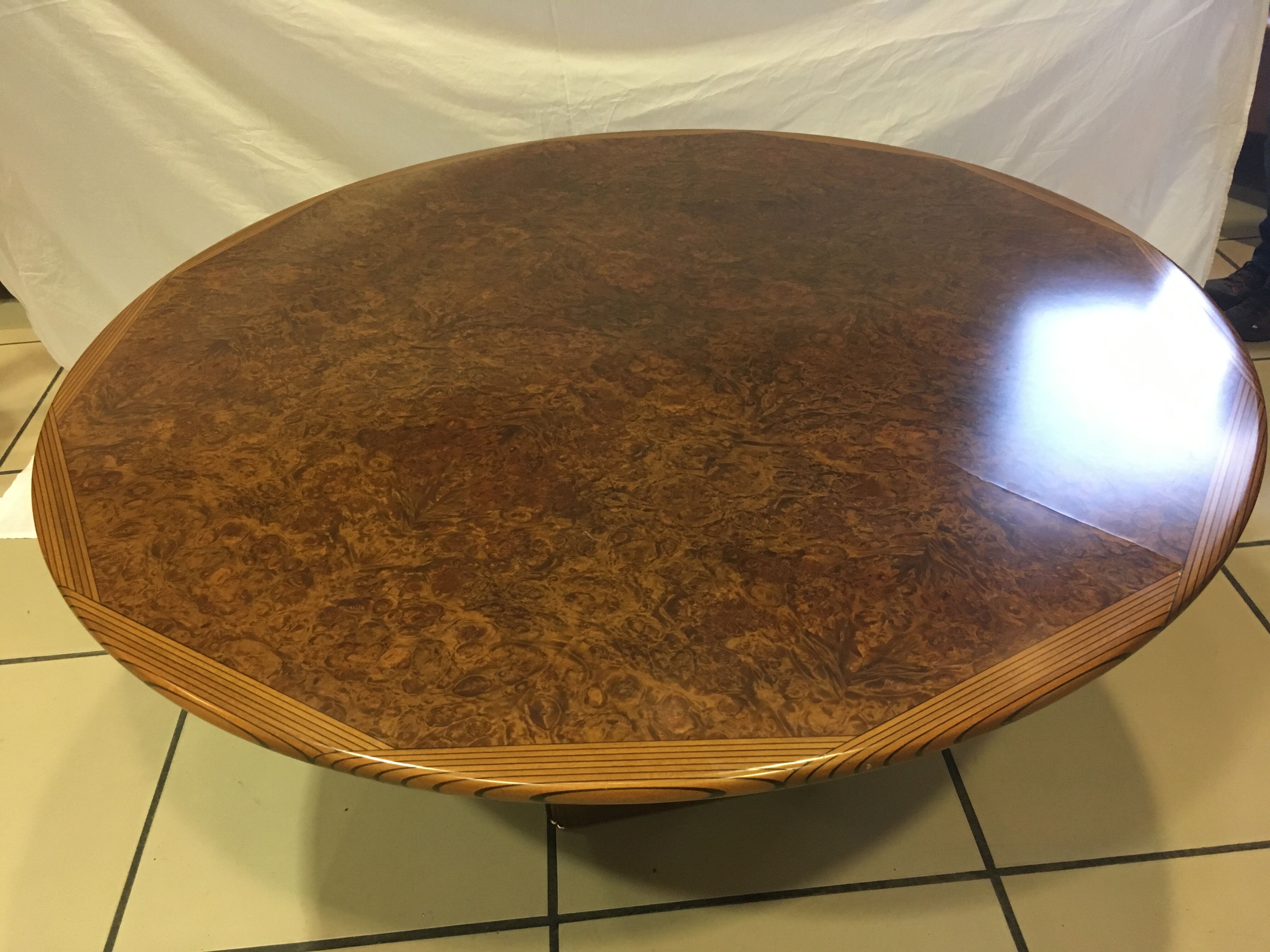Round table by Tobia and Afra Scarpa Artona edition