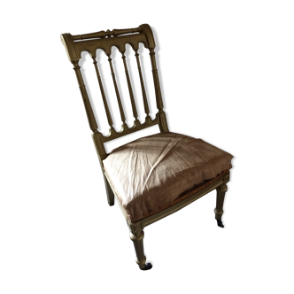 Golden low chair