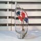 Oskar Koller's vintage diagonal col vase for Goebel - 80s
