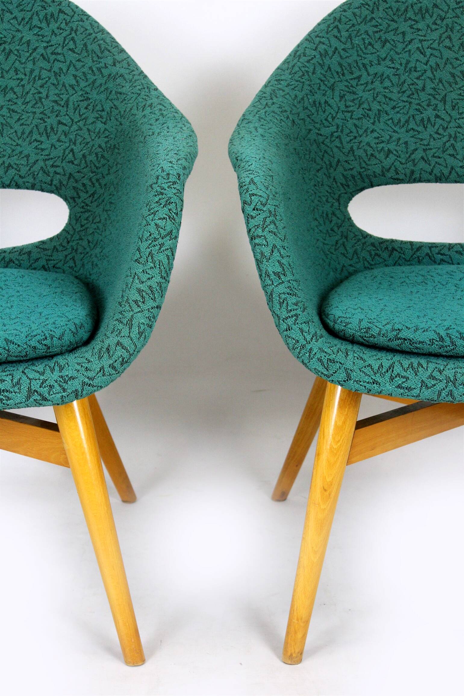 Fauteuils par Miroslav Navratil pour Tatra Nábytok, années 1960, ensemble de 2