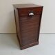 Antique filing cabinet with roller shutter