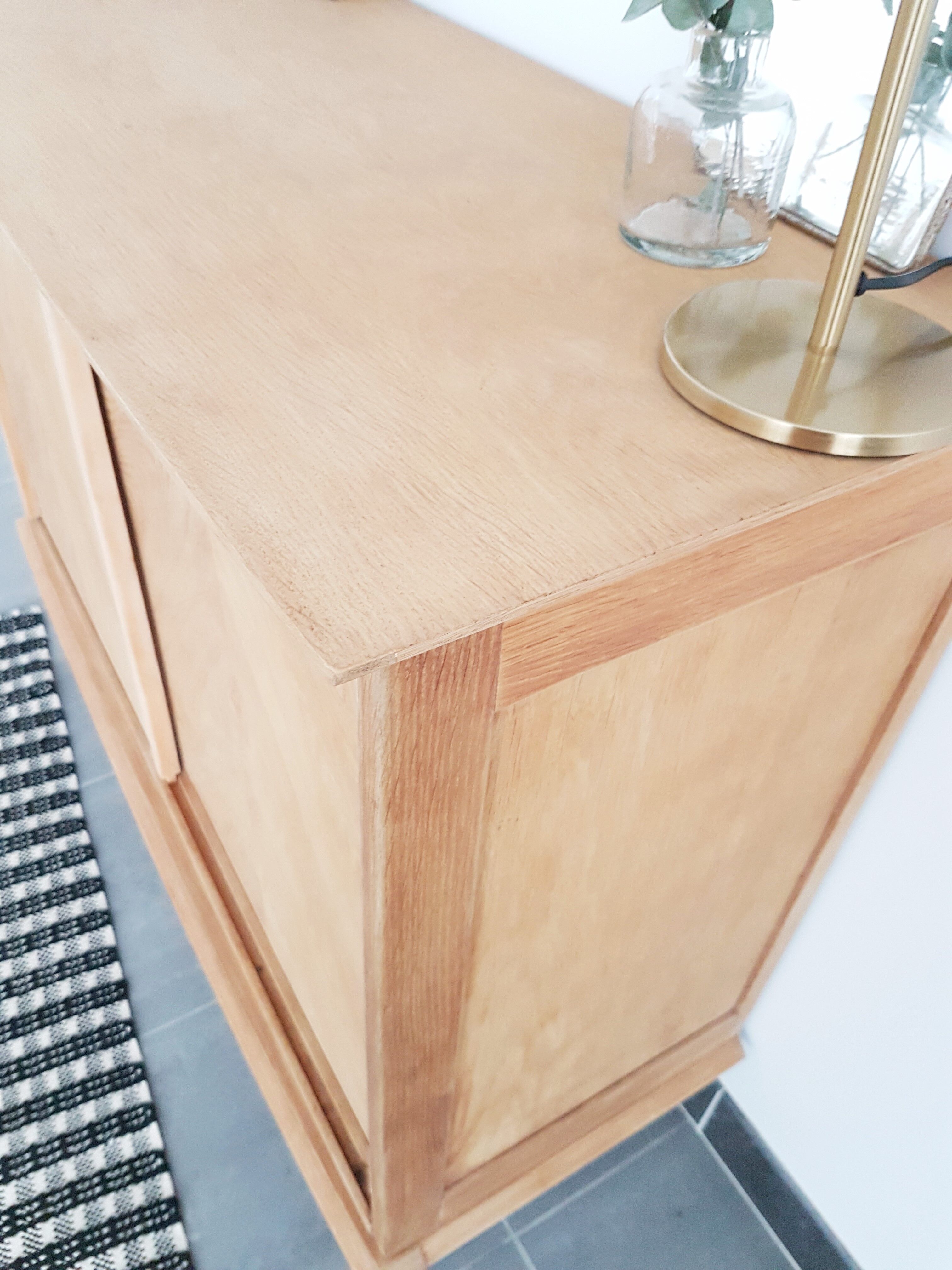 Vintage sideboard sliding doors