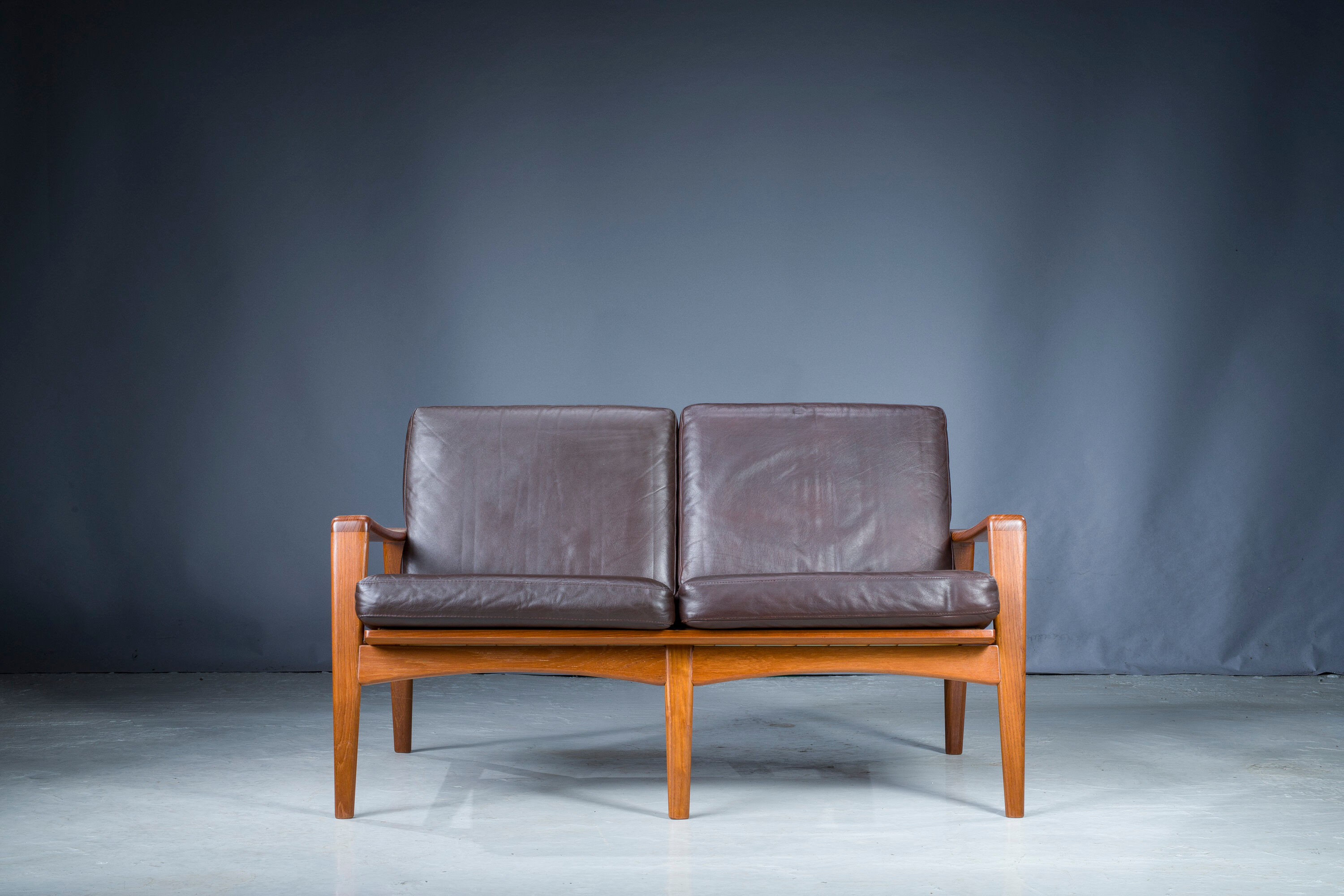 Canapé scandinave en teck du milieu du siècle par Arne Wahl Iversen pour Comfort, Danemark, années 1960
