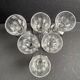 6 Baccarat Clermont liqueur glasses